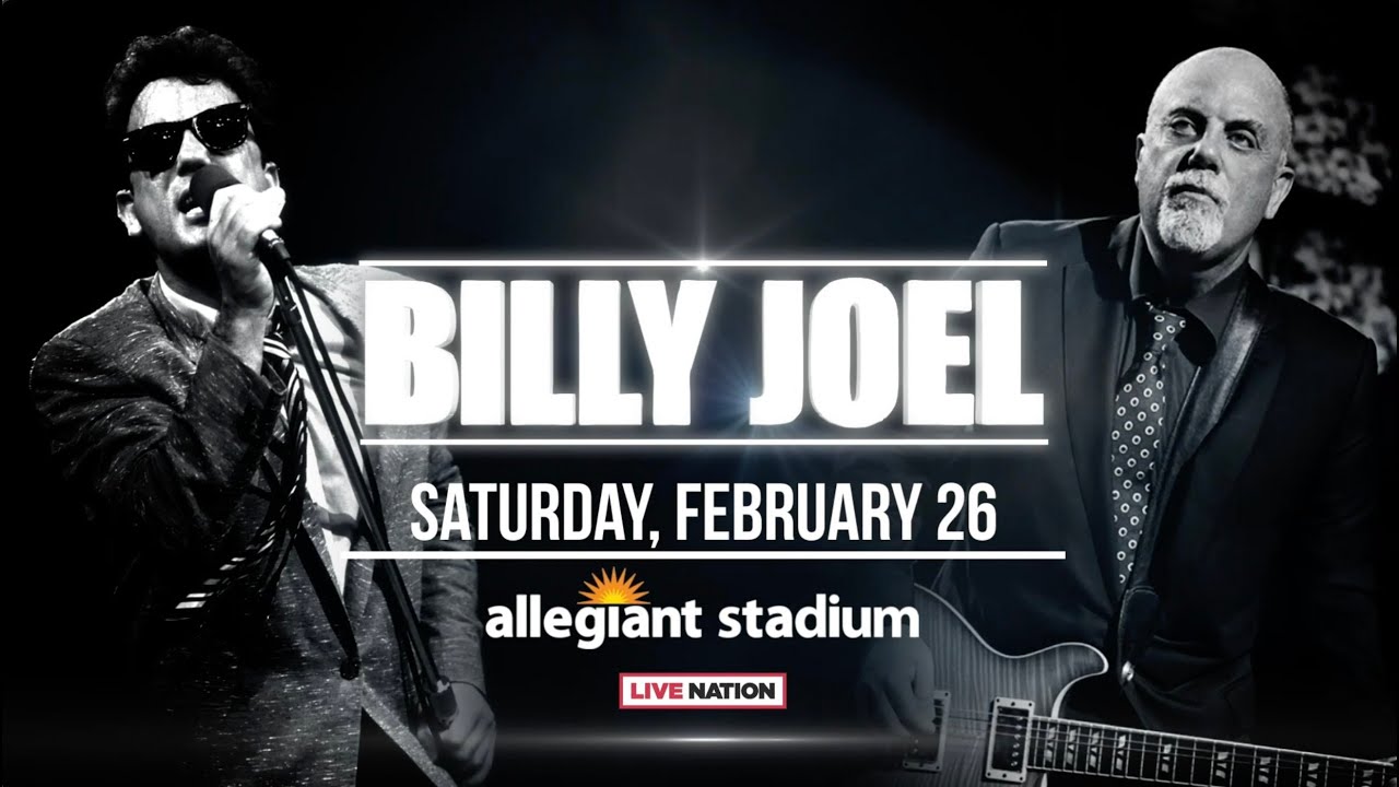 Billy Joel To Play Allegiant Stadium, Las Vegas, NV February 26, 2022!