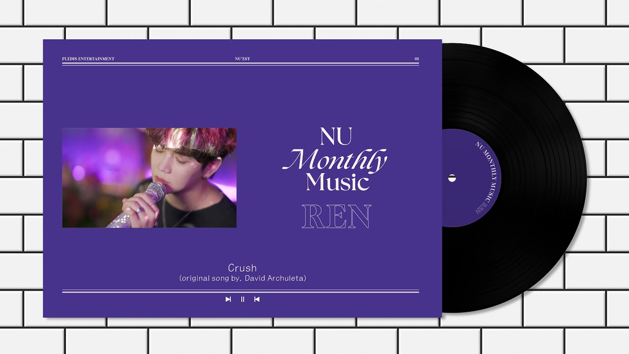 렌(REN) - Crush (original song by. David Archuleta) | NU Monthly Music 1월 COVER