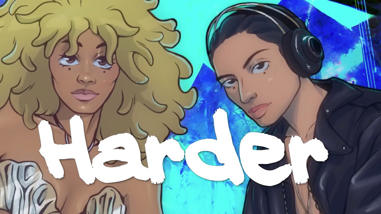 LION BABE - Harder (with Busta Rhymes) (Official Lyric Video)