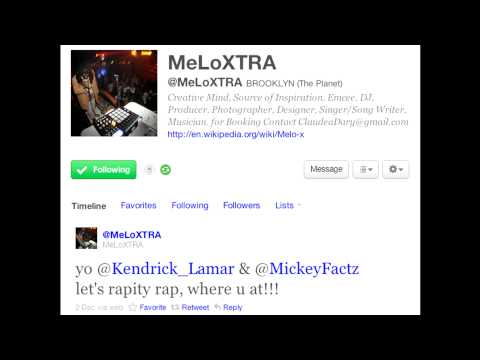 MeLo-X Rapity Rap remix feat. Kendrick Lamar & Mickey Factz