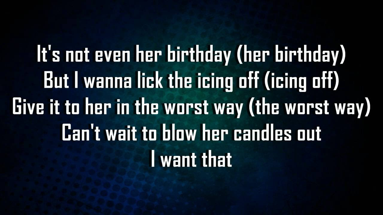 Rihanna Ft. Chris Brown - Birthday Cake (Remix)  Lyrics