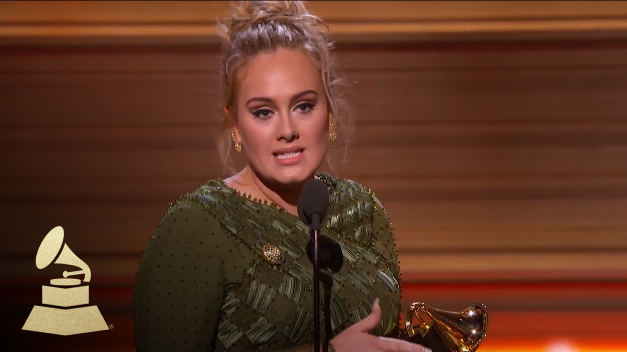 Adele and Greg Kurstin Win Song Of The Year | Acceptance Speech | 59th GRAMMYs