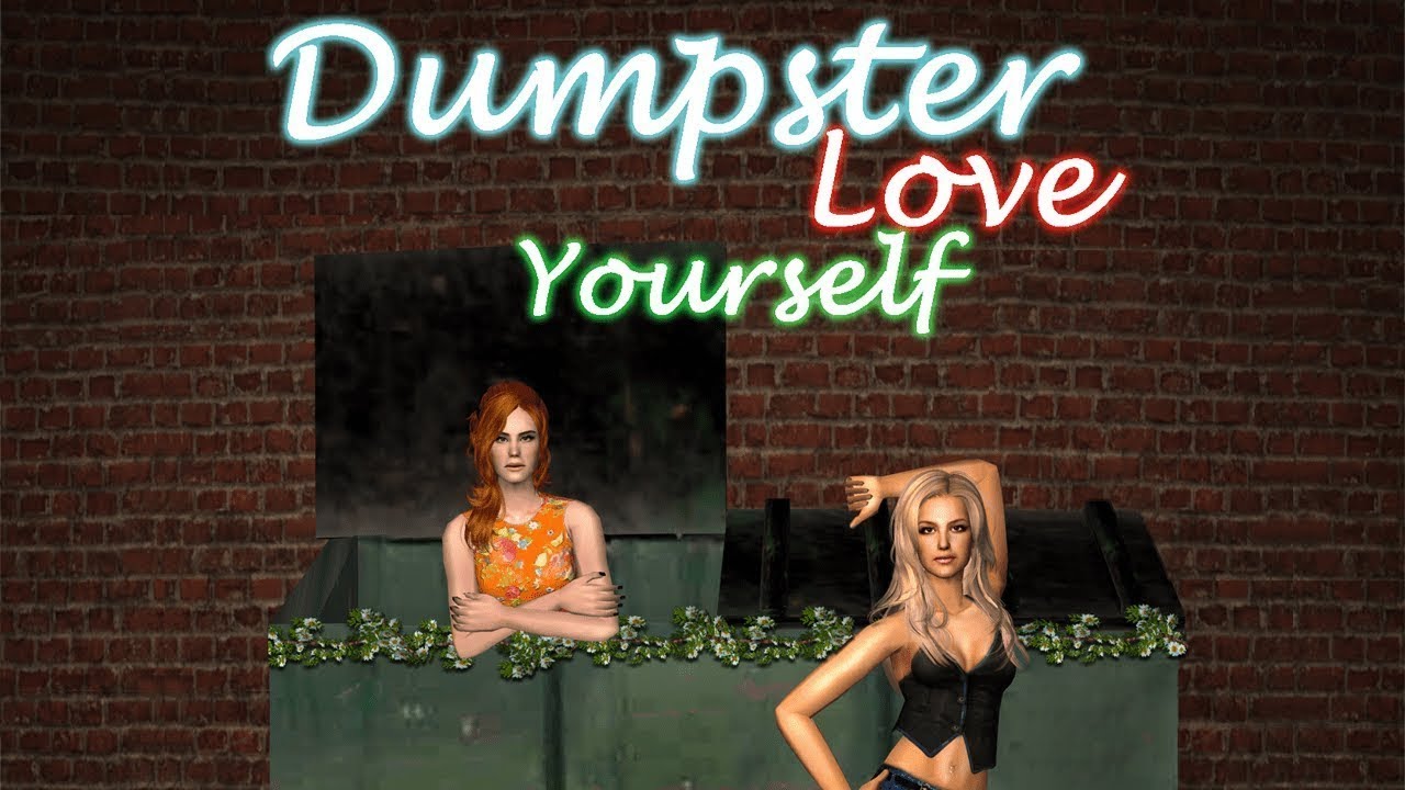 Lana Del Rey and Britney Spears Spoof Song - Dumpster Love Yourself (Lyric Video)