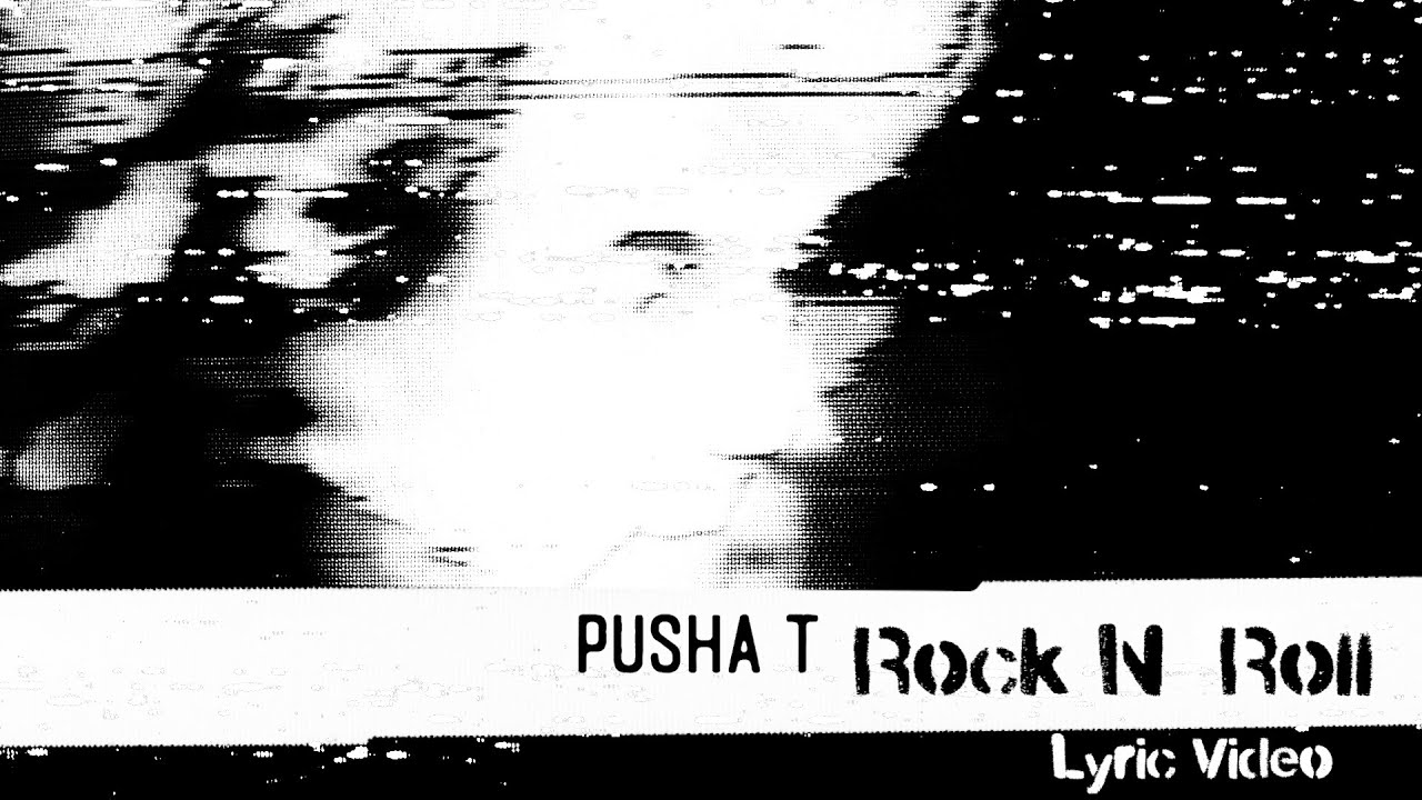 Pusha T - Rock N Roll ft. Ye & Kid Cudi (Lyric Video)
