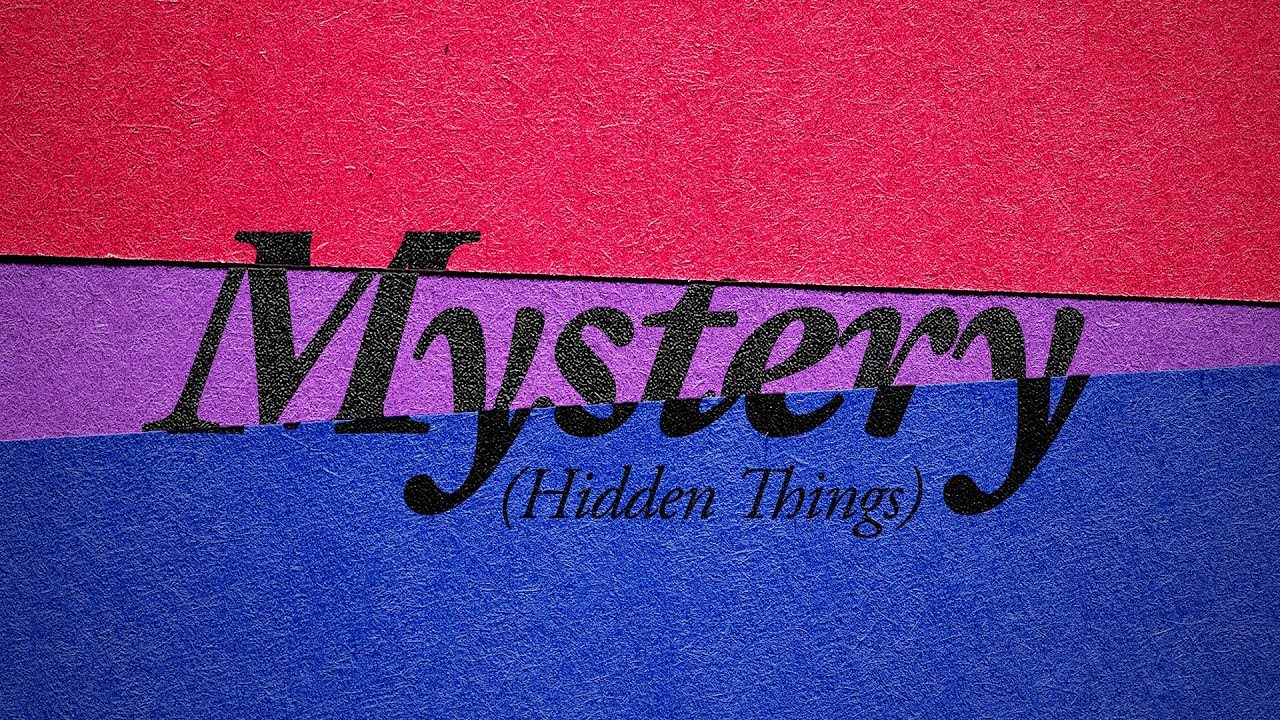 Mystery (Hidden Things) Lyric Video — VOUS Worship