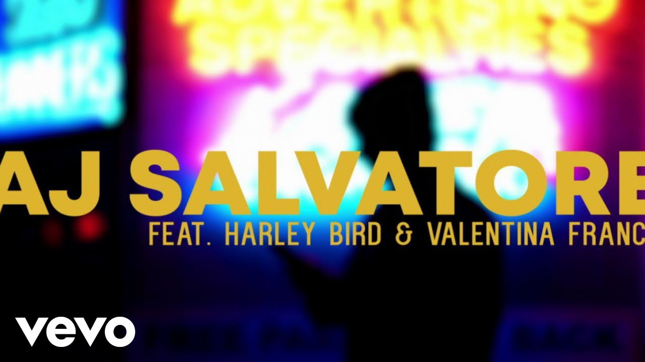 AJ Salvatore - Alone (Lyric Video) Ft. Harley Bird, Valentina Franco