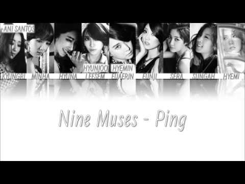 Nine Muses - Ping HAN-ROM-ENG Member Coded Lyrics