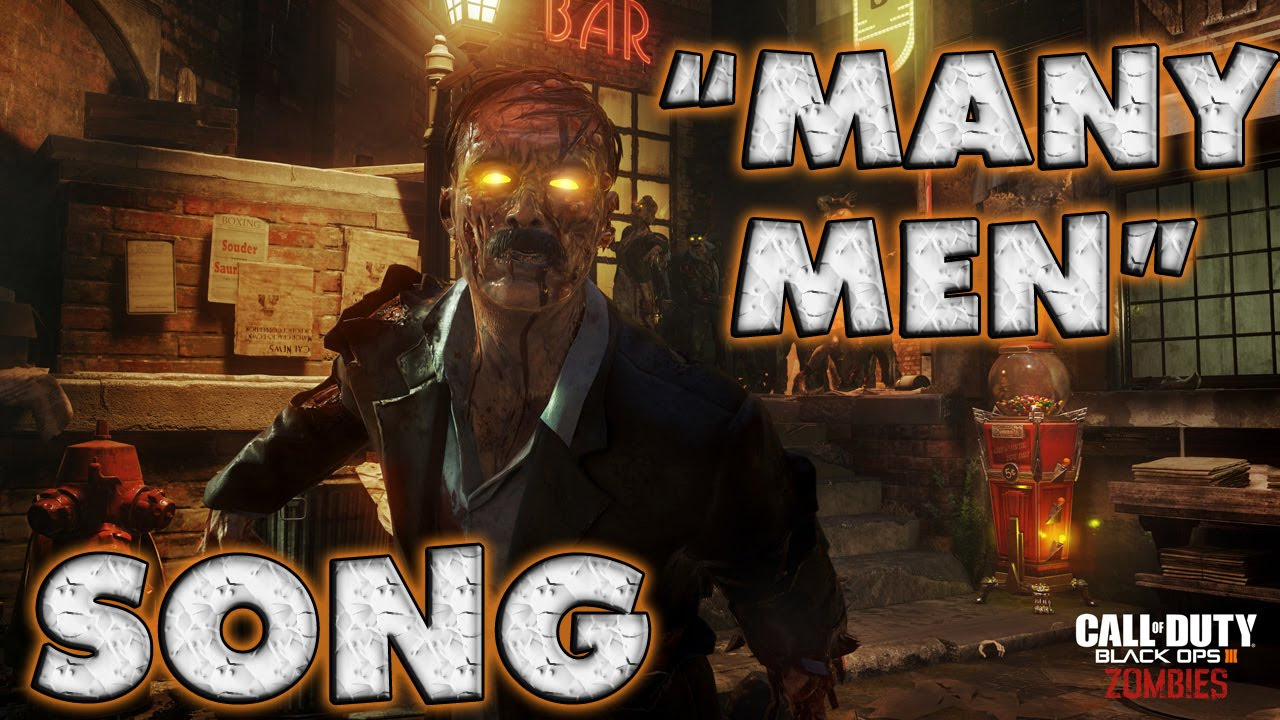 Black Ops 3 ZOMBIES RAP ♫ "Many Men" | Iniquity Rhymes