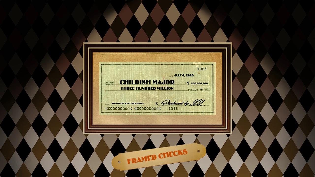 Childish Major - Framed Checks (Official Audio)