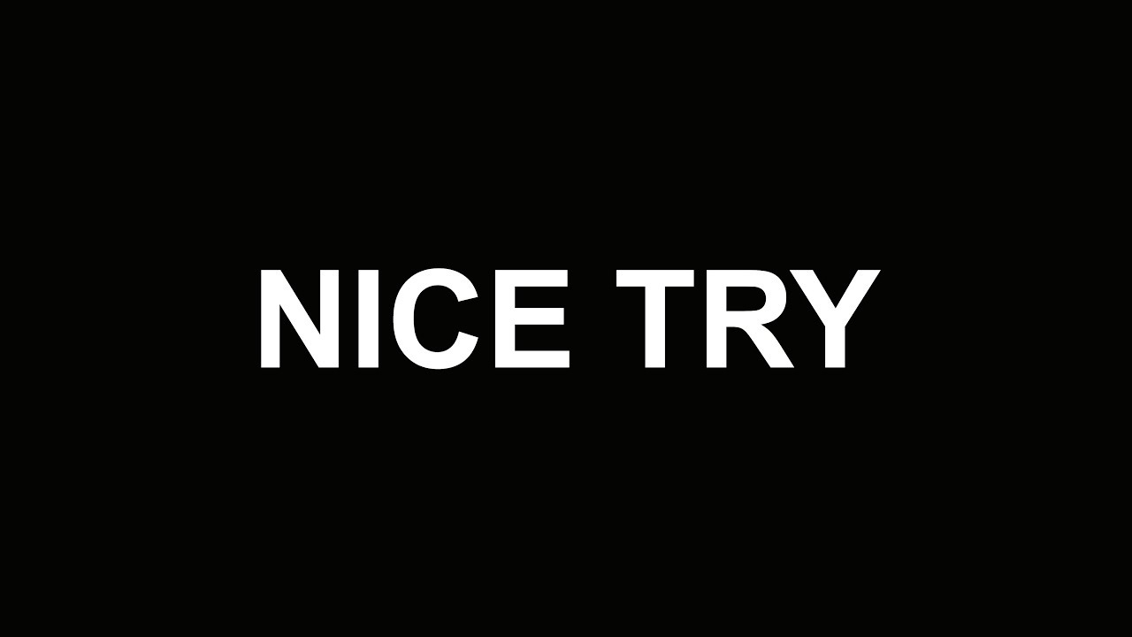 double a - Nice Try (Lyric Video)