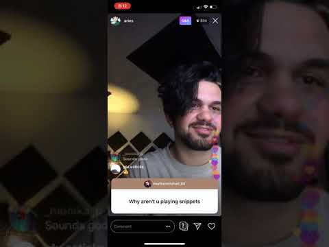 Aries - Instagram live 5/11/19 plays song snippet!
