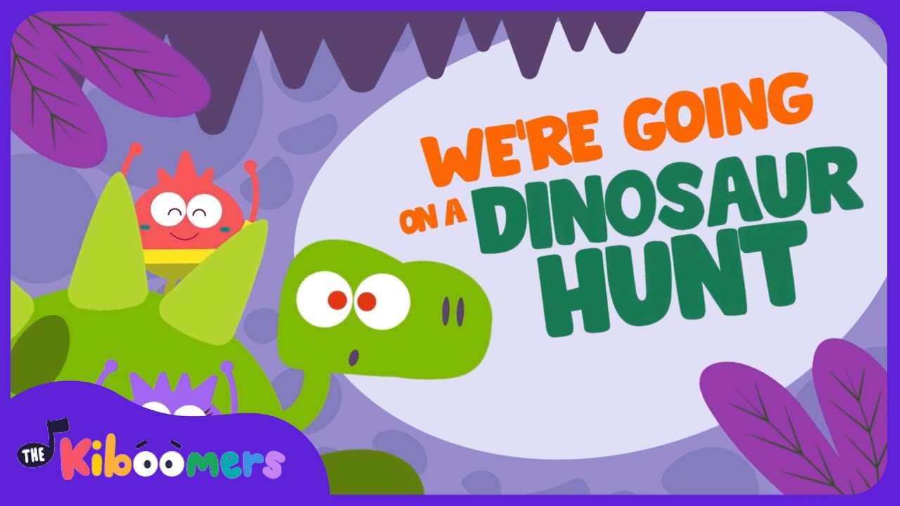 We're Going on a Dinosaur Hunt | The Kiboomers | Kids Songs