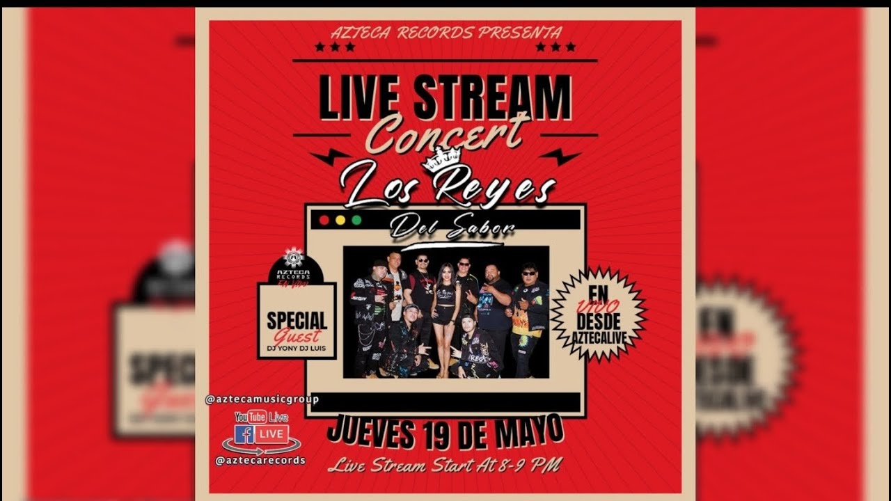Los Reyes Del Sabor En Vivo-Azteca Live