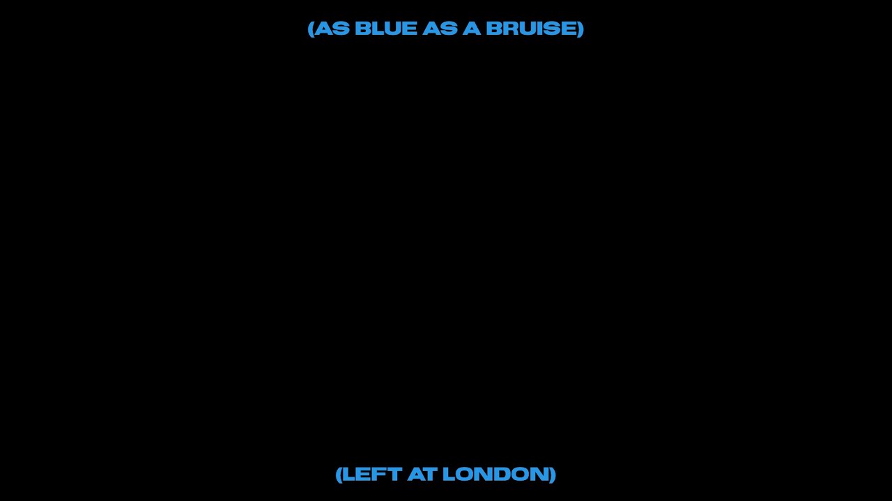 as blue as a bruise