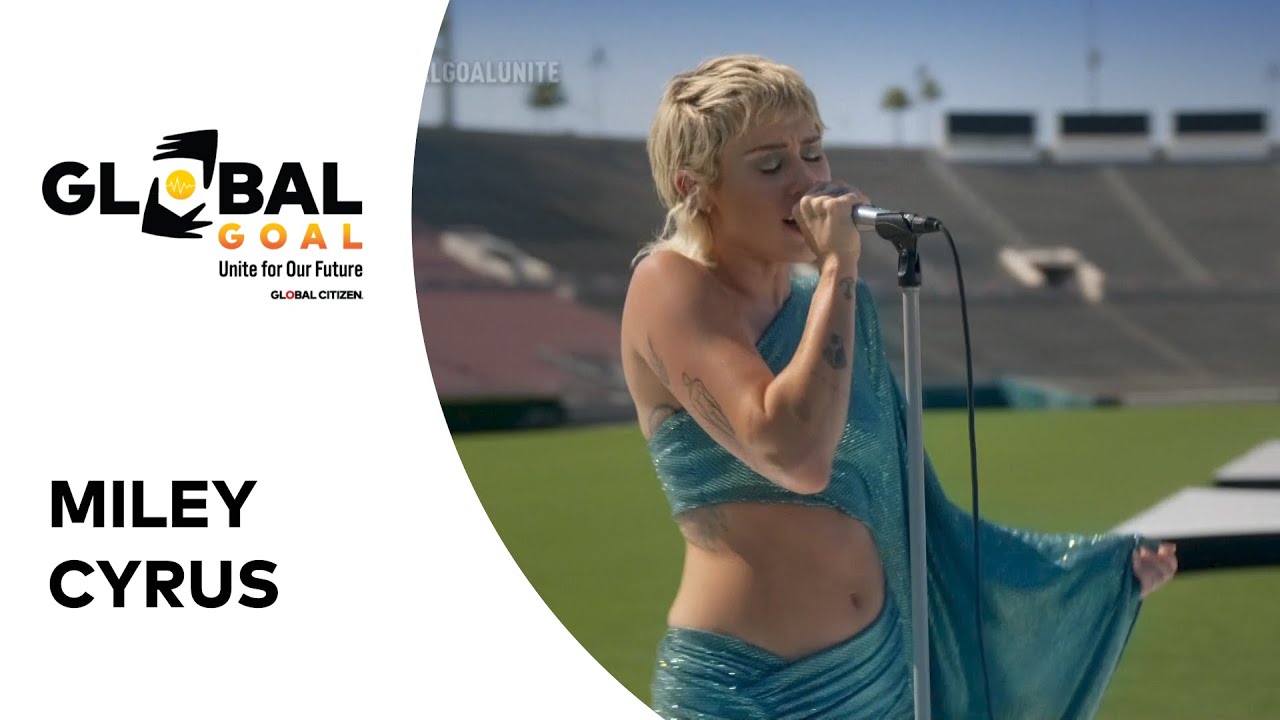 Miley Cyrus Performs "Help!" | Global Goal: Unite for Our Future