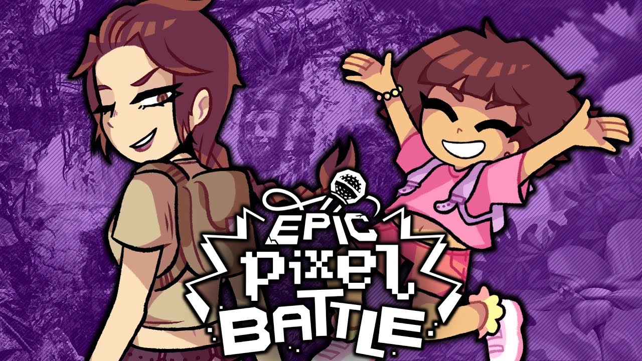 Lara Croft VS Dora l'exploratrice - EPIC PIXEL BATTLE [EPB SAISON 2]