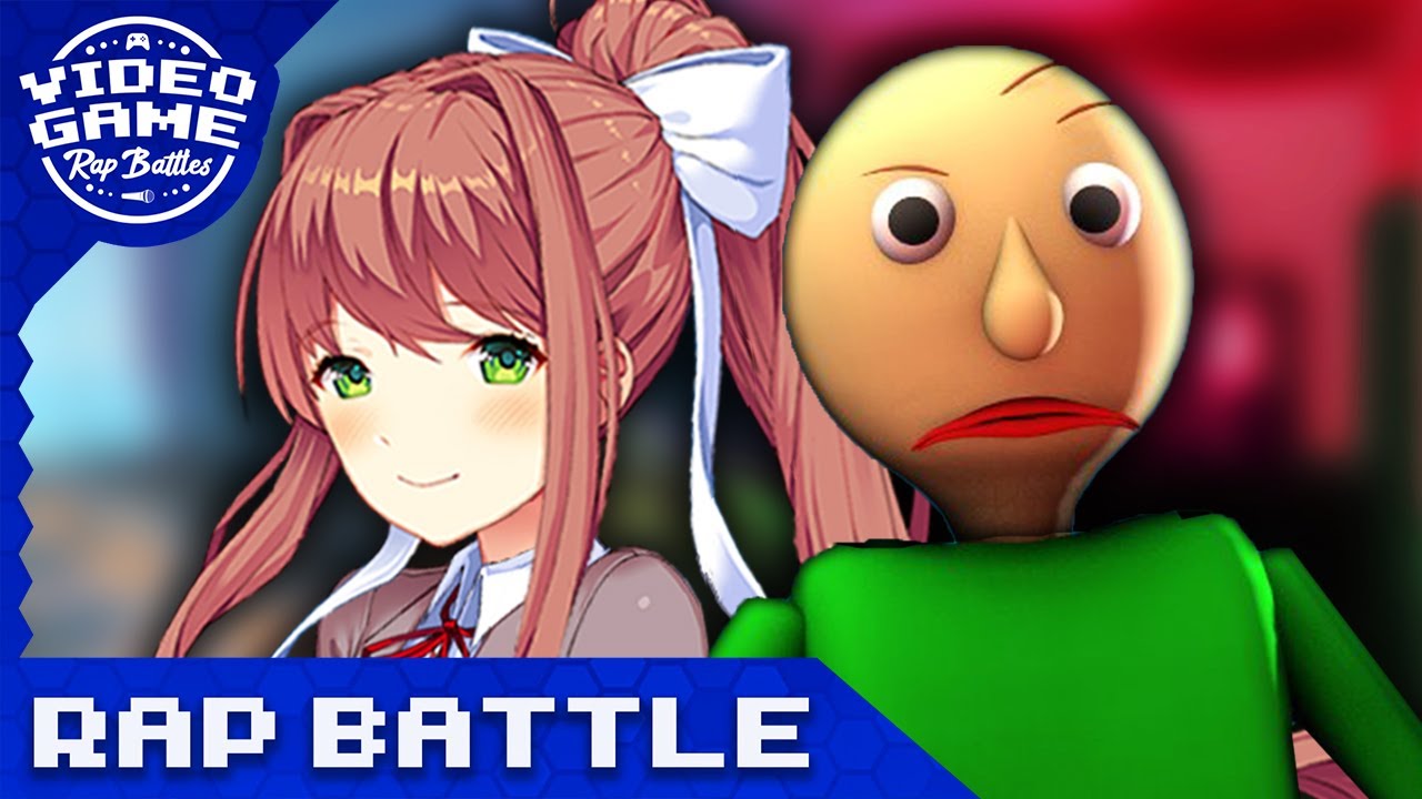 Baldi vs. Monika - Video Game Rap Battle [DDLC vs. Baldi's Basics]