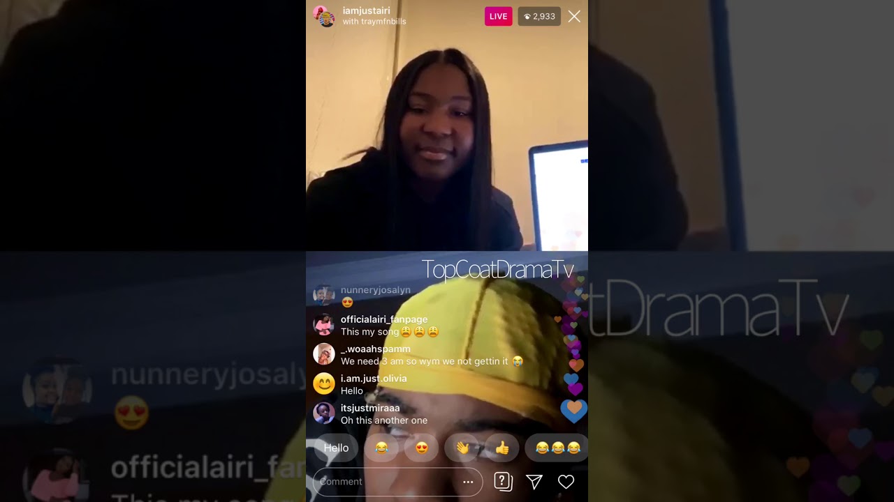 Iamjustairi play unleashed songs ft Jacquees on live with traybills