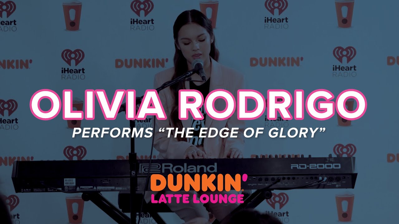 Olivia Rodrigo Performs "The Edge Of Glory" Live | Dunkin' Latte Lounge