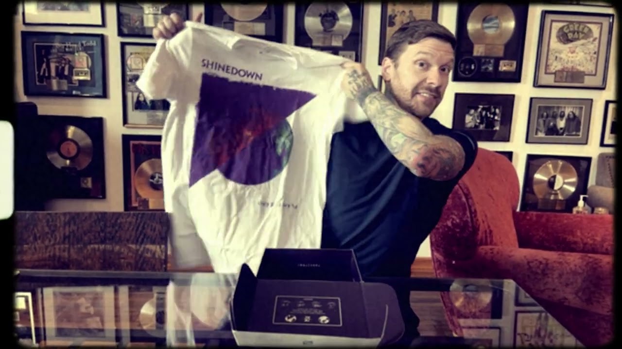 Shinedown - Planet Zero T-shirt Box Set Unboxing