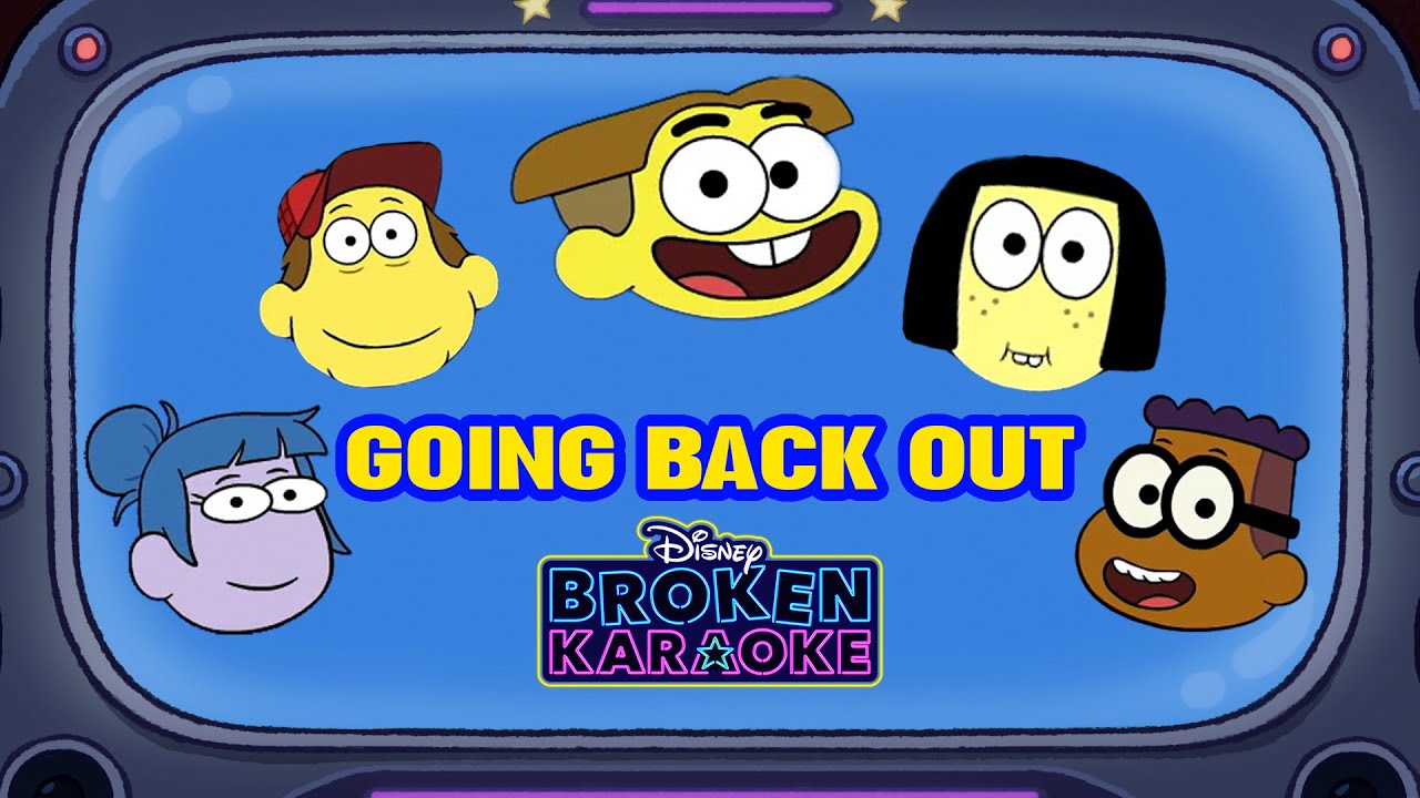 Broken Karaoke | Lyric Video | Going Back Out | Big City Greens | Disney Channel Animation