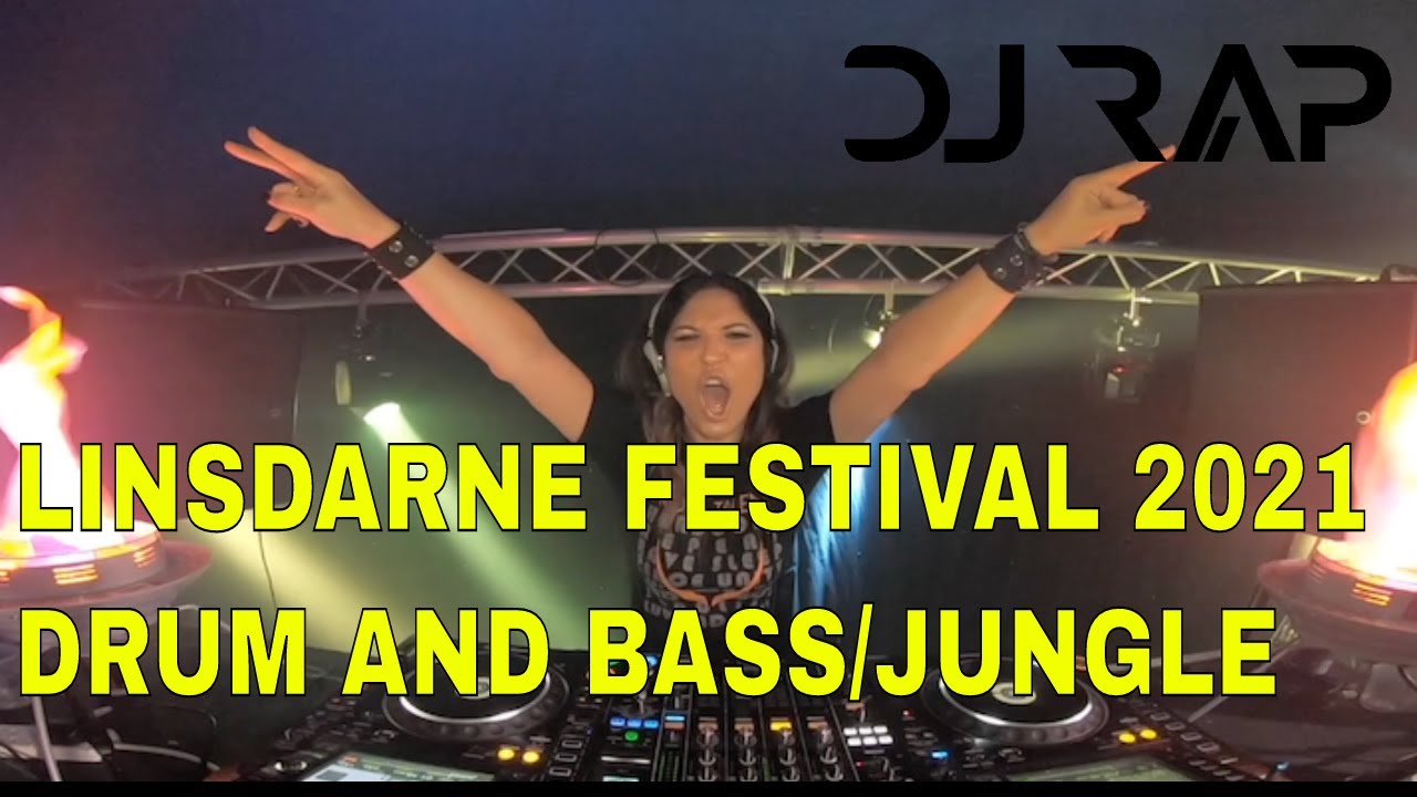 DJ Rap playing live at LINISDARNE Festival 3 SEPT 2021 (jungle mix drum and bass)