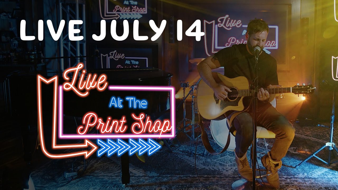 Josh Kelley - Live At The Print Shop Full Performance and Interview (Live)