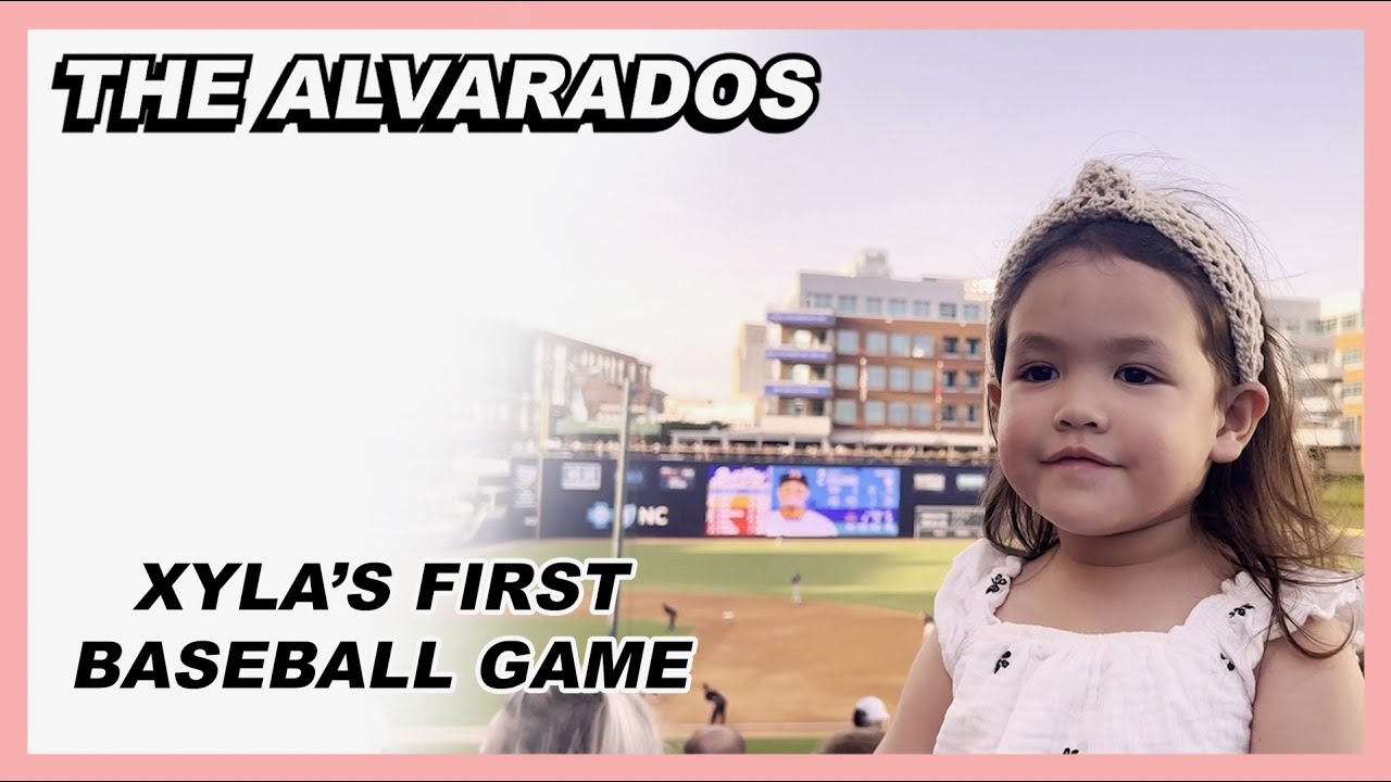 Xyla's First Baseball Game - The Alvarados