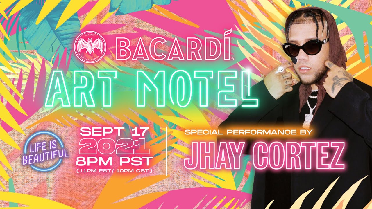 Jhay Cortez at the BACARDí Art Motel @LifeIsBeautiful