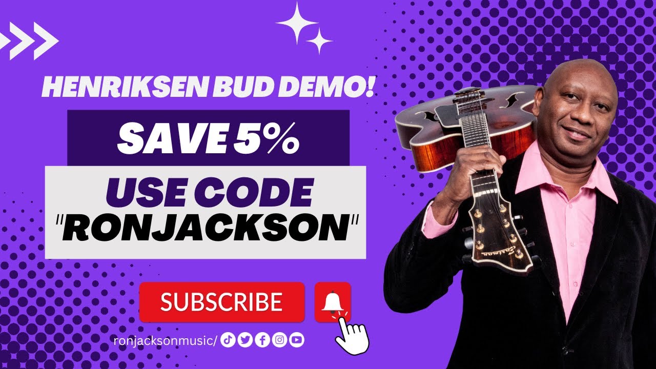 Henriksen Bud Demo! Save 5% Use Code "ronjackson"