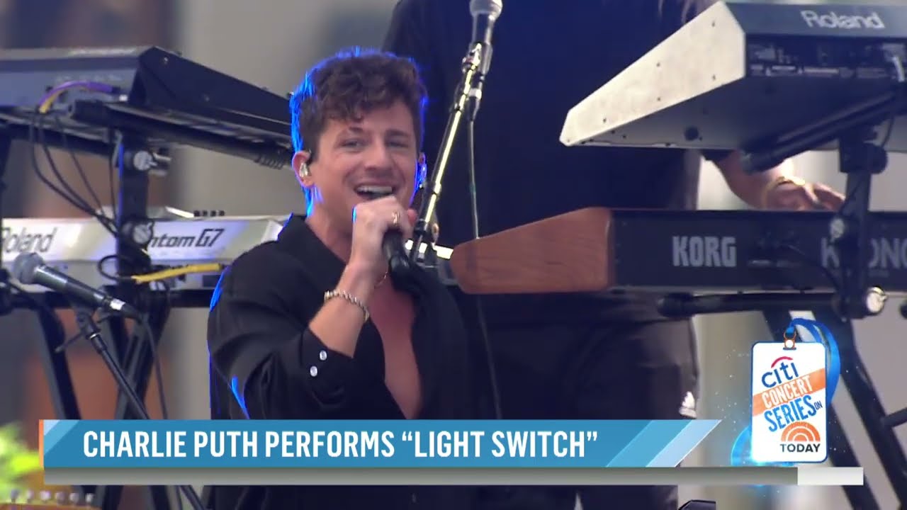Charlie Puth - Light Switch (Live from The TODAY Show)