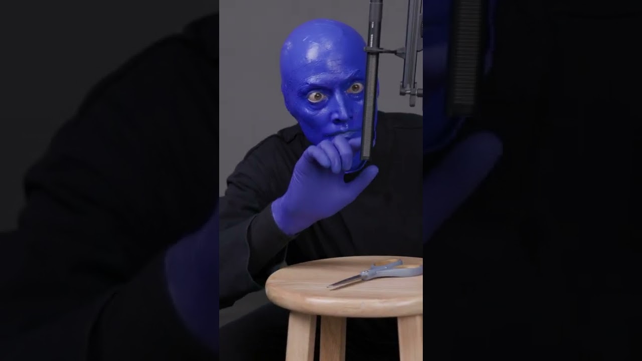NEW MUSIC SERIES 🚨 Blue Man Group Discovery of Sounds (ASMR) #short #shortsvideo #shorts