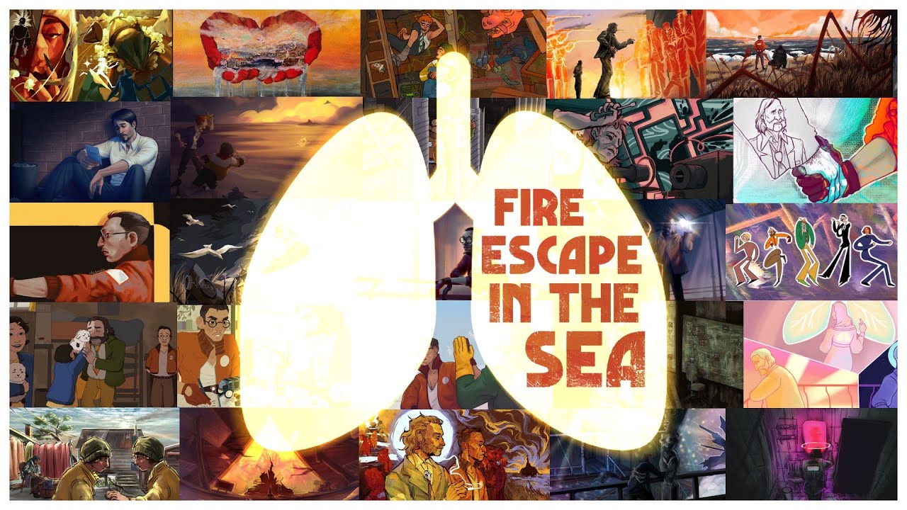 Fire Escape in The Sea Montage-Disco Elysium