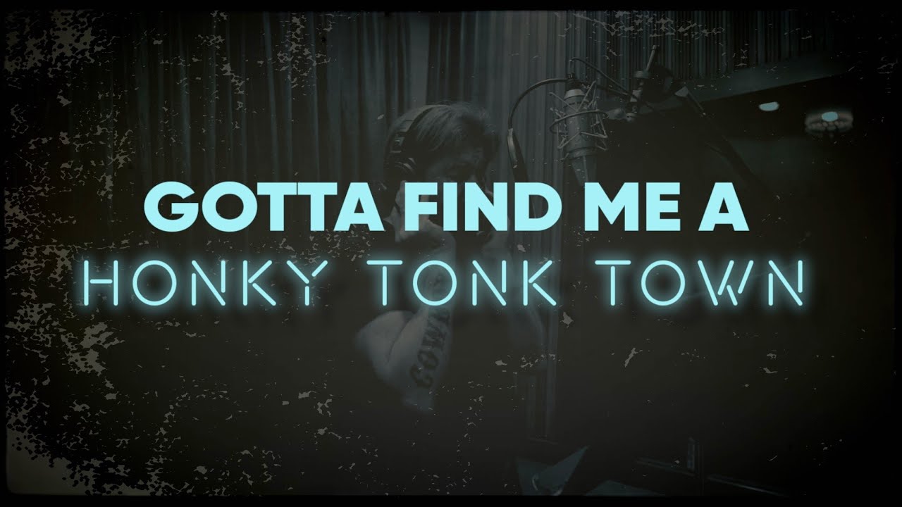 Ronnie Dunn - Honky Tonk Town (feat. Jake Worthington) - (Official Lyric Video)