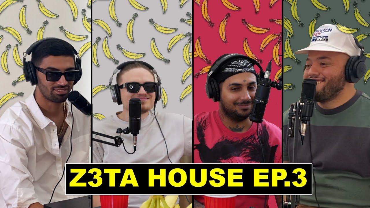 Z3TA House EP3 | تفاوتهای رپ ایران با آمریکا | Poobon , Catchybeatz X Putak X Soalk
