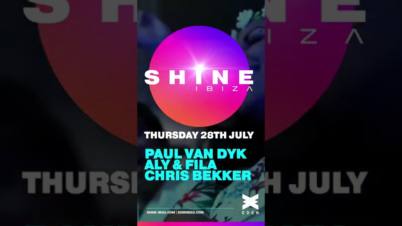 See you tonight at SHINE Ibiza!