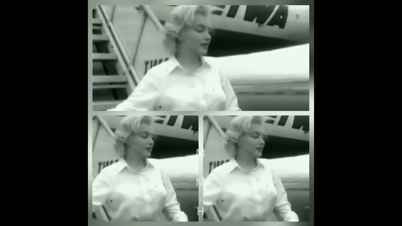 Marilyn Monroe return to LA to Film "Some Like It Hot" 1958