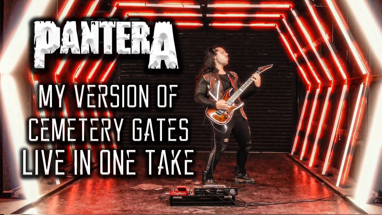 CEMTERY GATES (Guitar Solo Live in 1 Take)