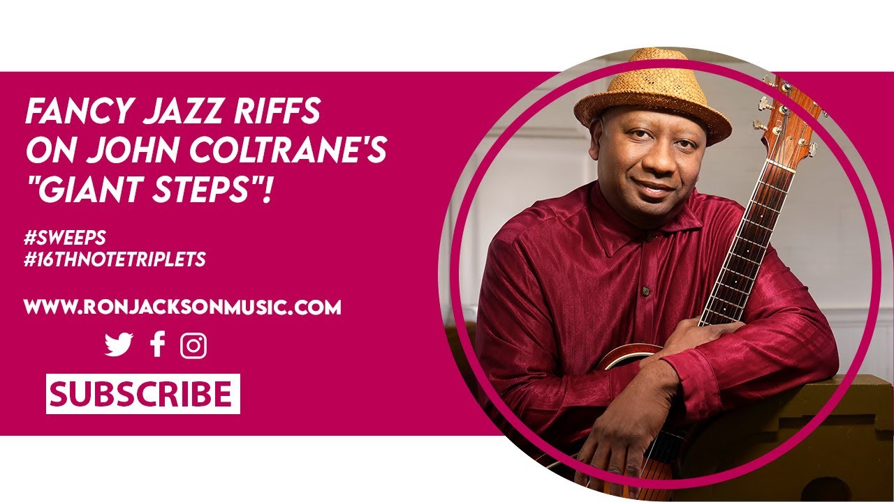 Fancy Jazz Riffs On John Coltrane's "Giant Steps"! #sweeps #16thnotetriplets