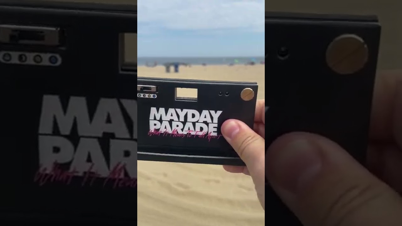 Mayday Parade - Our custom Paper Shoot Camera is a vibe! 💖 #shorts