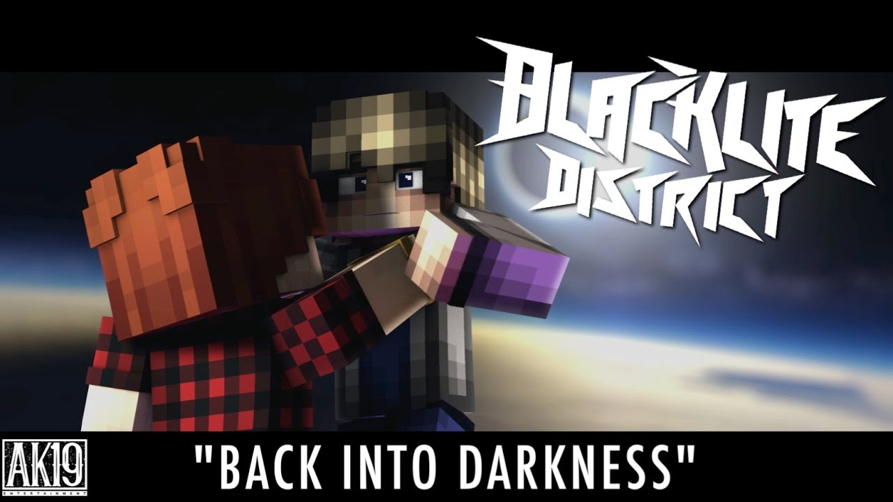 Blacklite District - "Back into Darkness" (Minecraft Music Video)