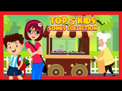 Top 5 Kids Songs Collection | Muffin Man | Cobbler Cobbler | Wheels On The Bus | Yankee Doodle