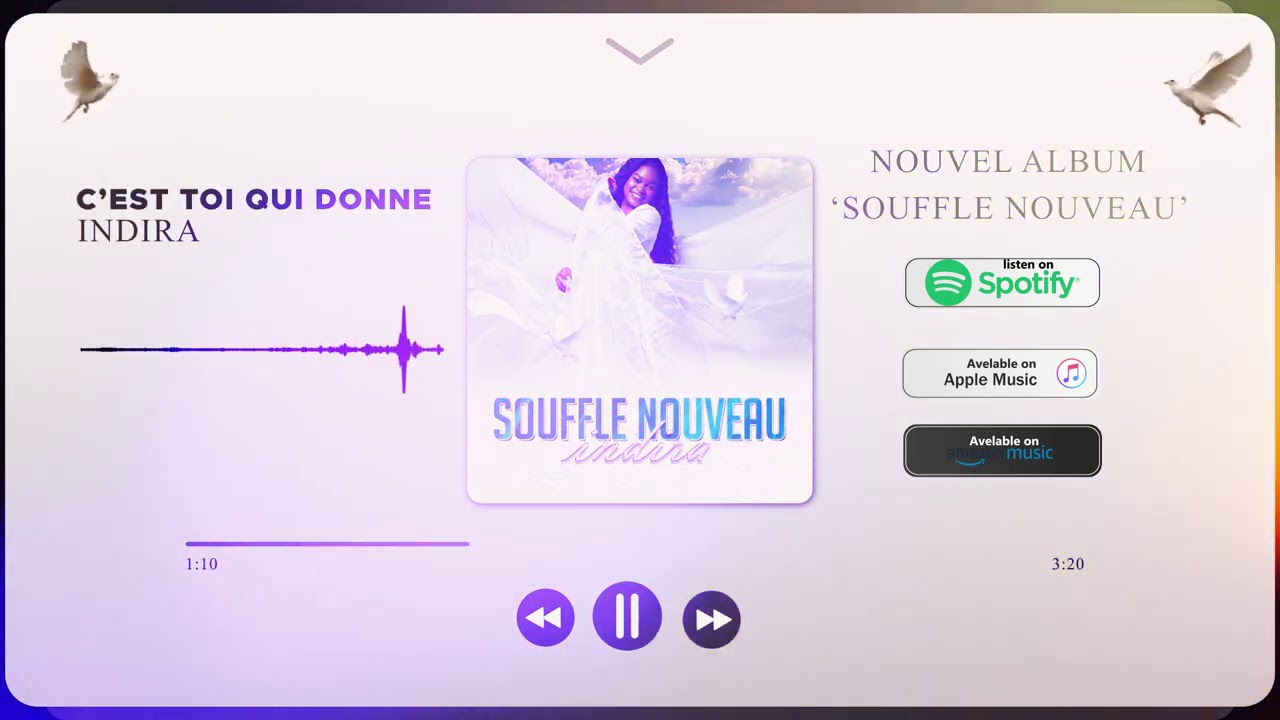 Indira - C'est Toi Qui Donnes (Album Souffle Nouveau, Piste 9)
