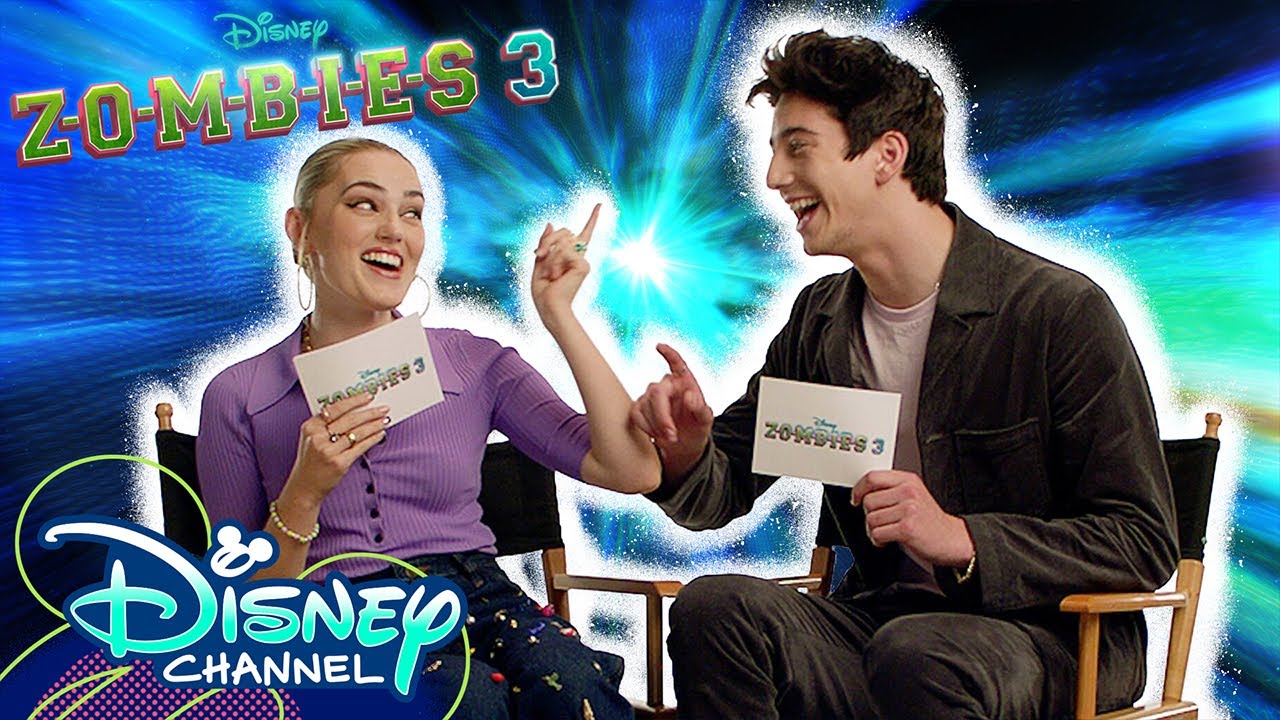 No Laugh Challenge with Meg and Milo | ZOMBIES 3 | Disney Original Movie |  @Disney Channel