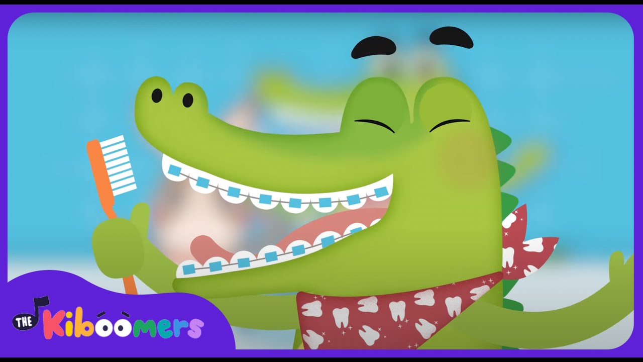 #thekiboomers #shorts - BRUSH YOUR TEETH SONG | BRUSHING TEETH SONG | TODDLER LEARNING VIDEO