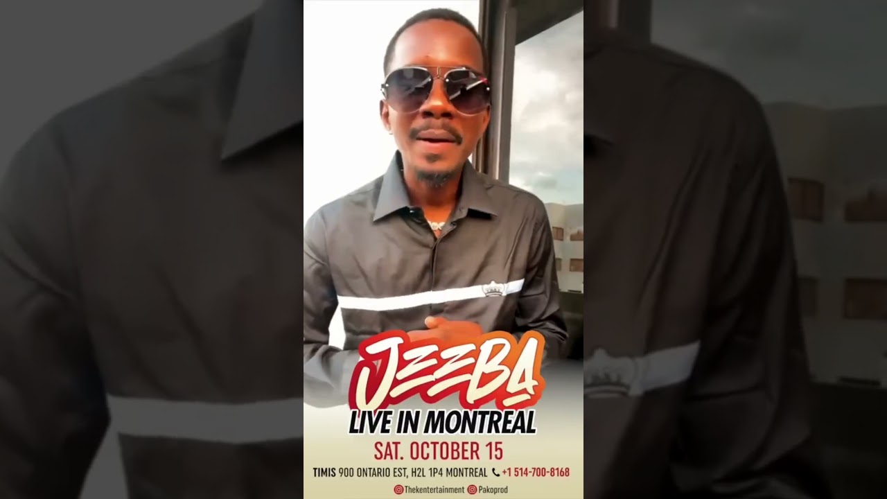 Jeeba en Live à Montréal  - 10 Octobre
