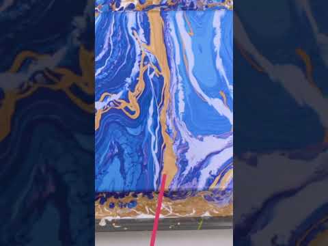 Learn How to Make a Geode Inspired Pour with FolkArt Drizzle
