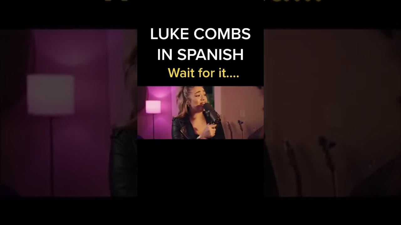Luke Combs in Spanish? #countrymusic