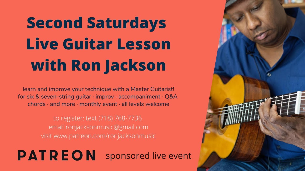 Patreon and Students ONLY Second Saturday Live Lesson! You Should Learn The 7 String Jazz Guitar!