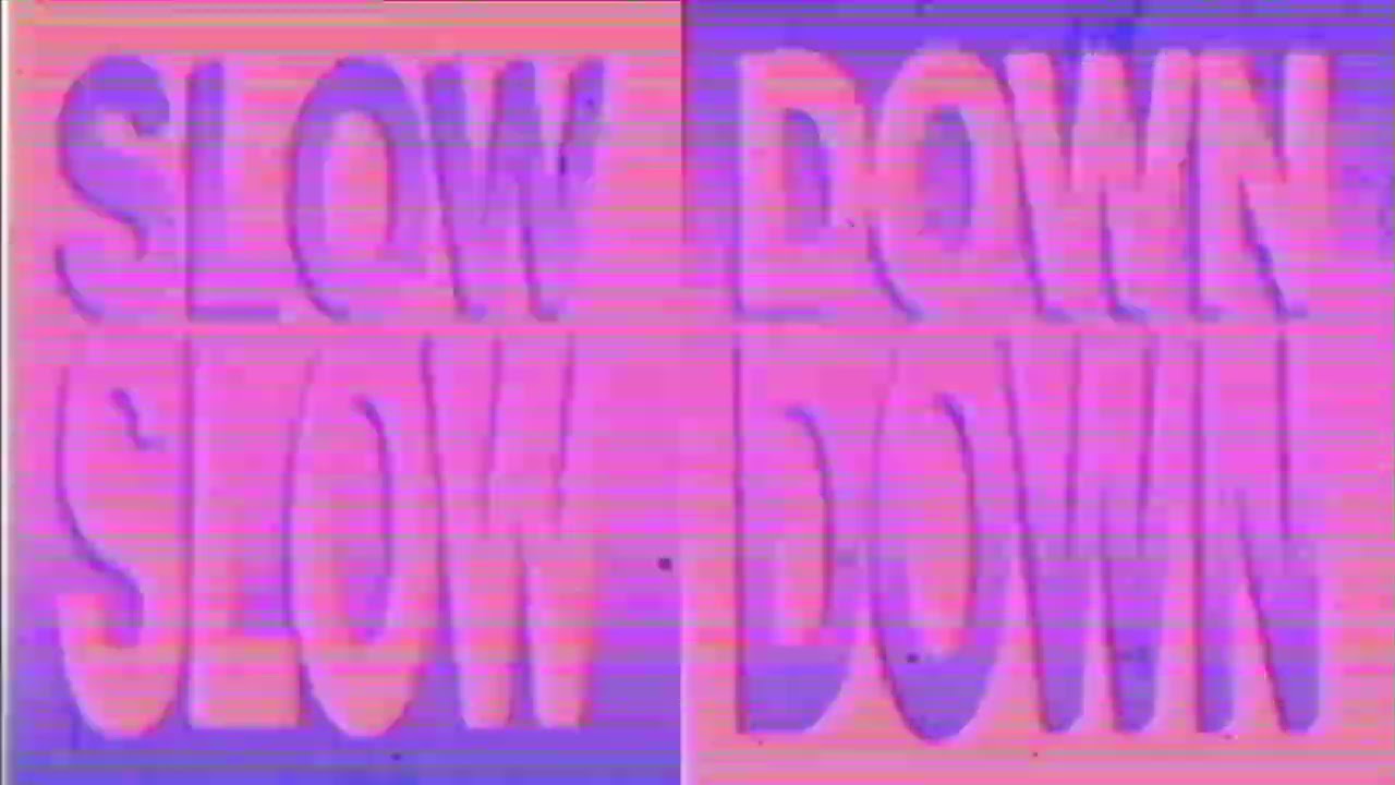 Ben Lee - Slow Down (feat. Shamir) - (Official Visualiser)